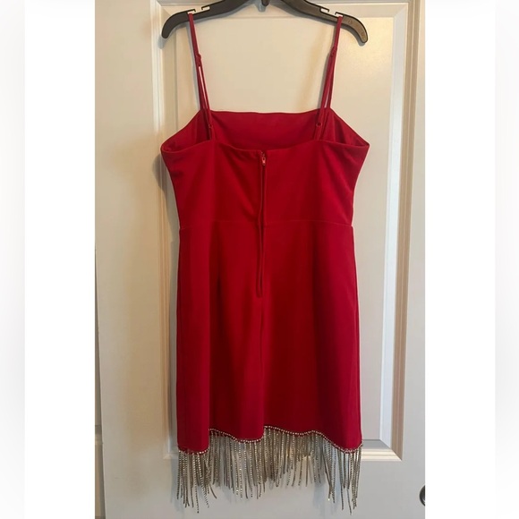Red Rhinestone Dress - Picture 2 of 2